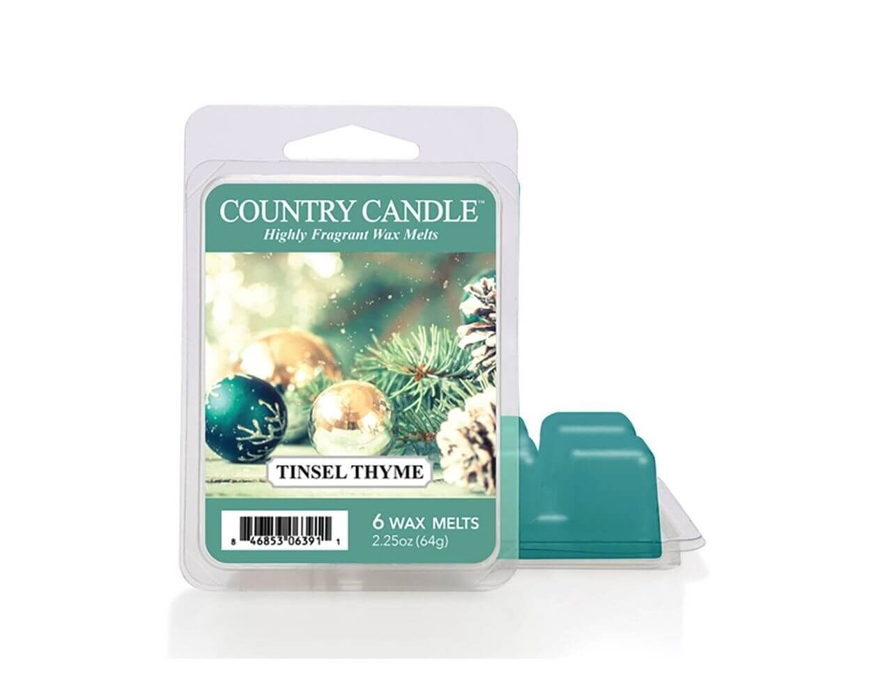 american_heritage_country_candle_waxmelt_6p_tinsel_thyme_1 Tinsel Thyme Wax Melts 64g