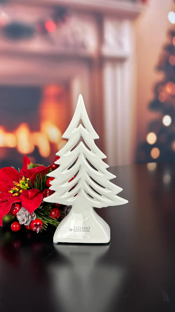 Dekobaum Joya 28,5cm cremeweiß