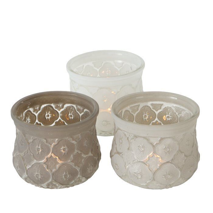 Windlicht Tunis 9cm hellbraun