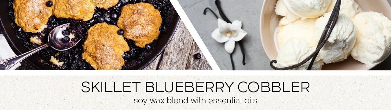 Skillet Blueberry Cobbler 411g (3-Docht)