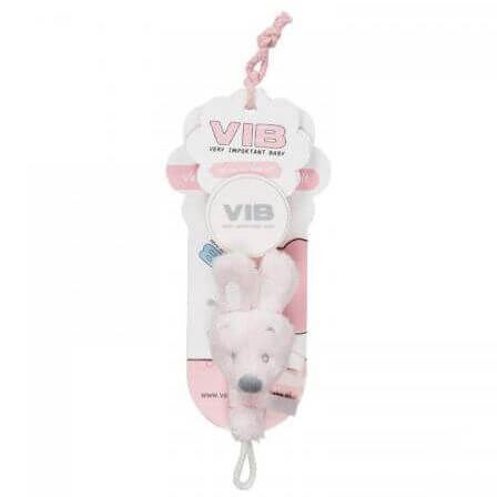 VIB-SOOTPPG001 Rabbit Schnullerhalter Rosa