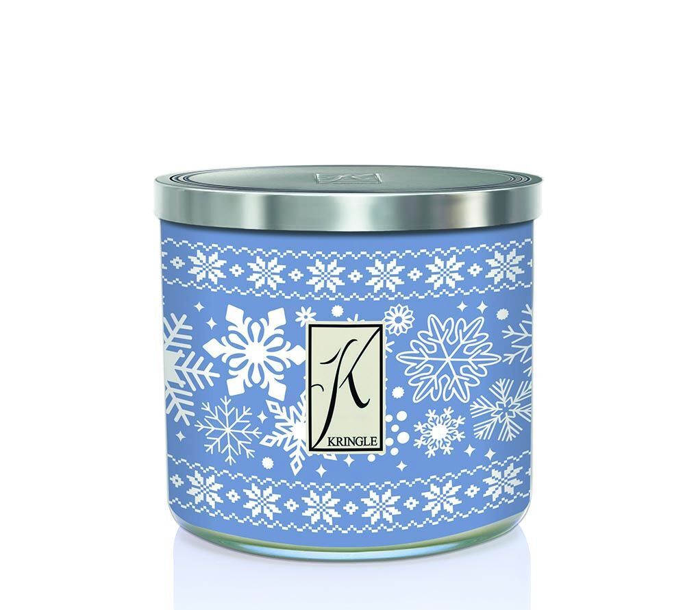 Blankets & Snowflakes 396g Tumbler 3-Docht Krug, Kunst, Porzellan, Töpferei, Zinn