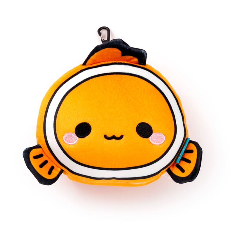 Relaxeazzz Adoramals Finley the Clownfish Plüsch Reisekissen & Schlafmaske