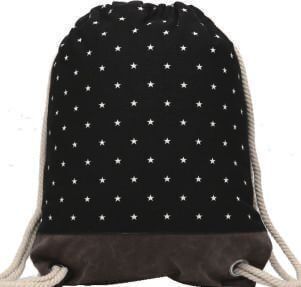 Turnbeutel 177-013-01 (kleine Sterne Black)