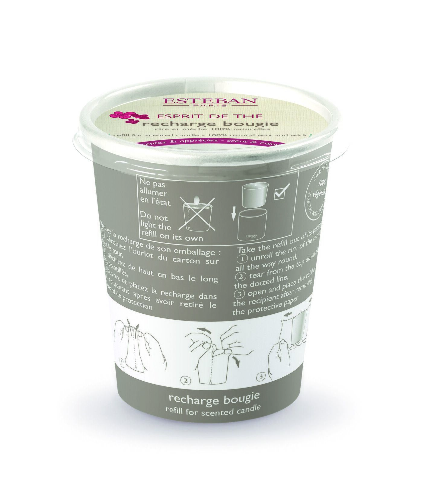 THE-071 Geist des Tees Nachfüller für Duftkerze 170g