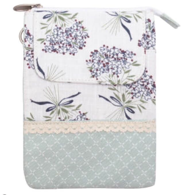 Patchwork Handtasche Umhängetasche (Nature mint 095)