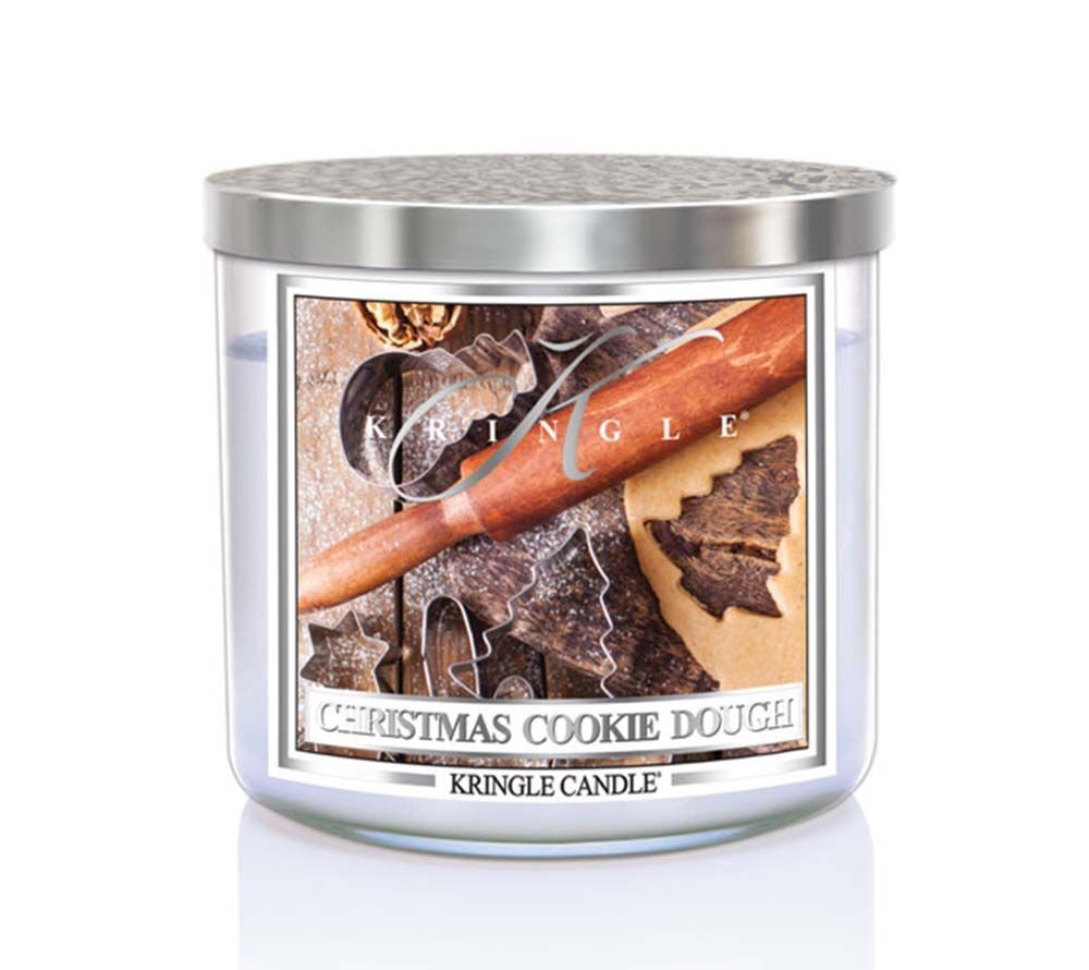 kringle_candle_christmas_cookie_dough_silver_lid_american_heritage Christmas Cookie Dough 396g Tumbler 3-Docht