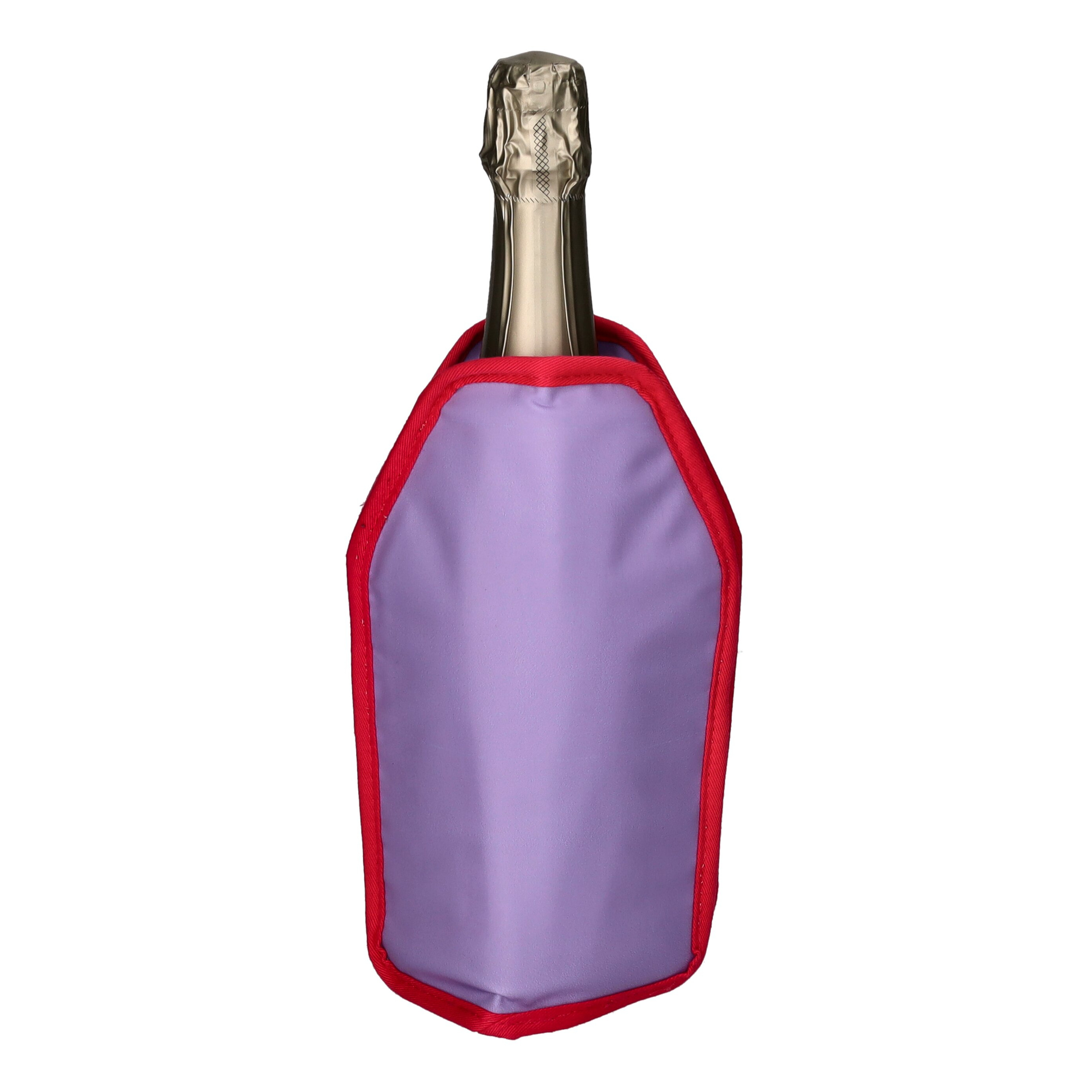 Flasche, Schaumwein, Schutzhülle, Lila, Rot