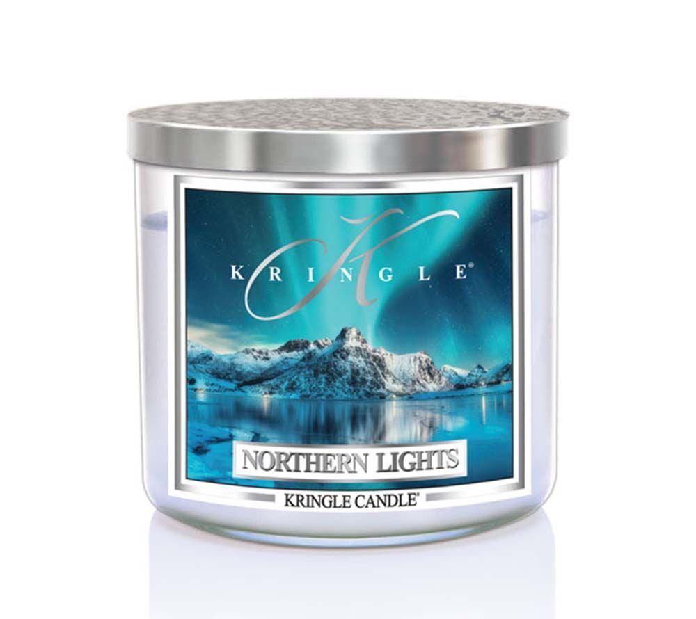 kringle_candle_northern_lights_silver_lid_american_heritage Northern Lights 396g Tumbler 3-Docht