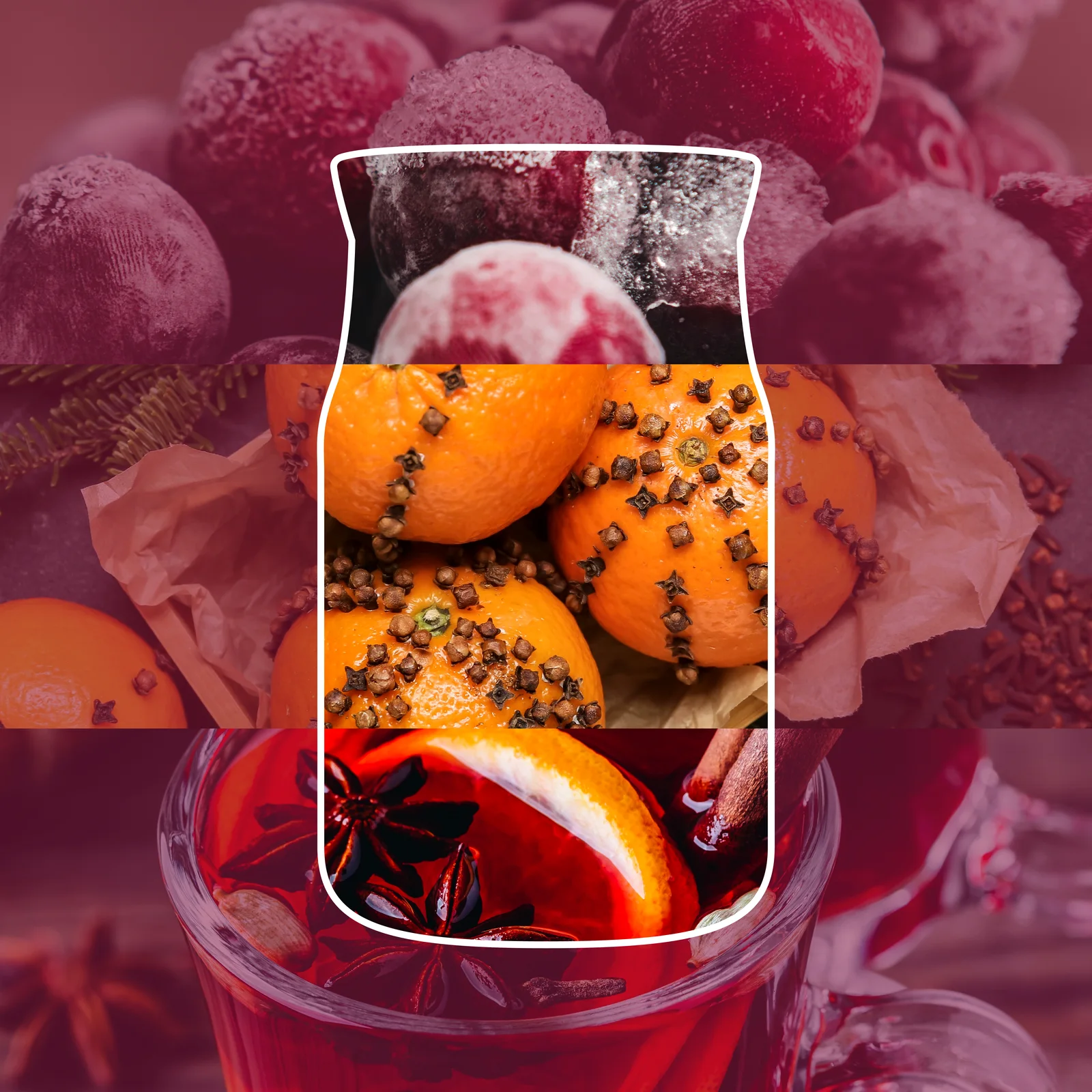 Jingle Mingle Signature Jar 567g 2-Docht orange, Zitrusfrucht, Gewürz, Glühwein, Getränk