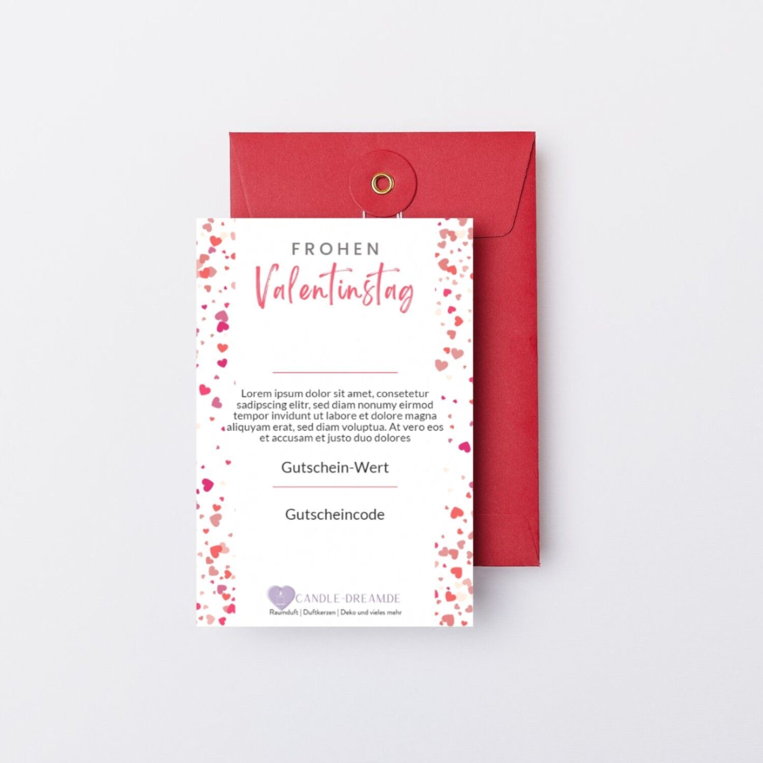 Geschenkgutschein Valentinstag