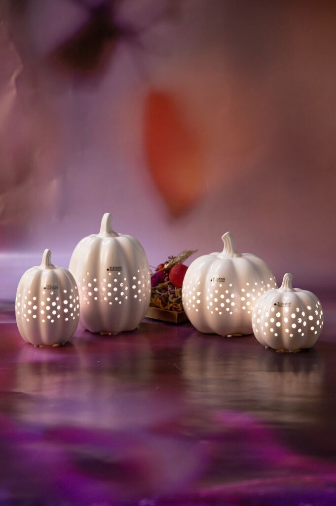 Kürbis Pastazo rund 11cm LED