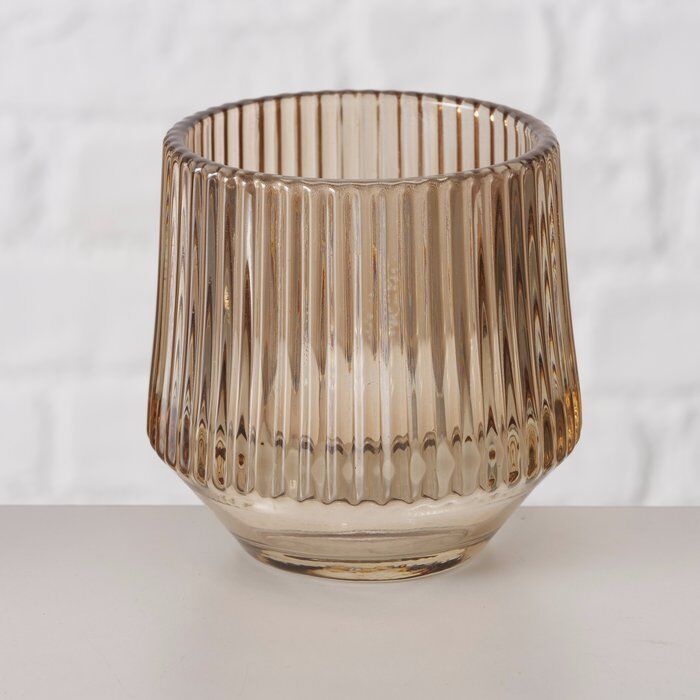 Windlicht Tiago beige 8cm