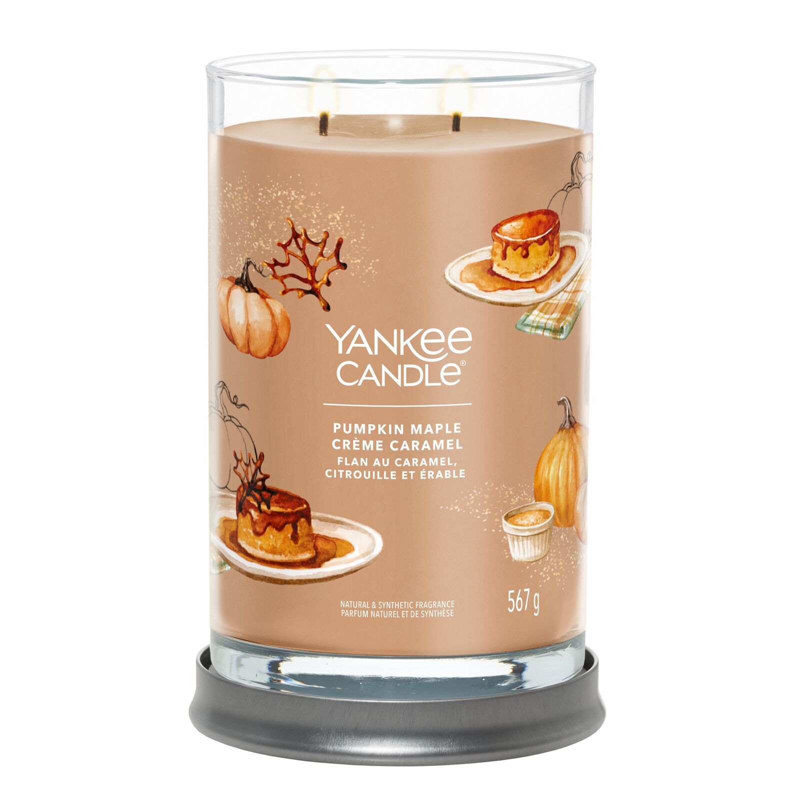 Pumpkin Maple Crème Caramel Signature Large Tumbler 567g 2-Docht