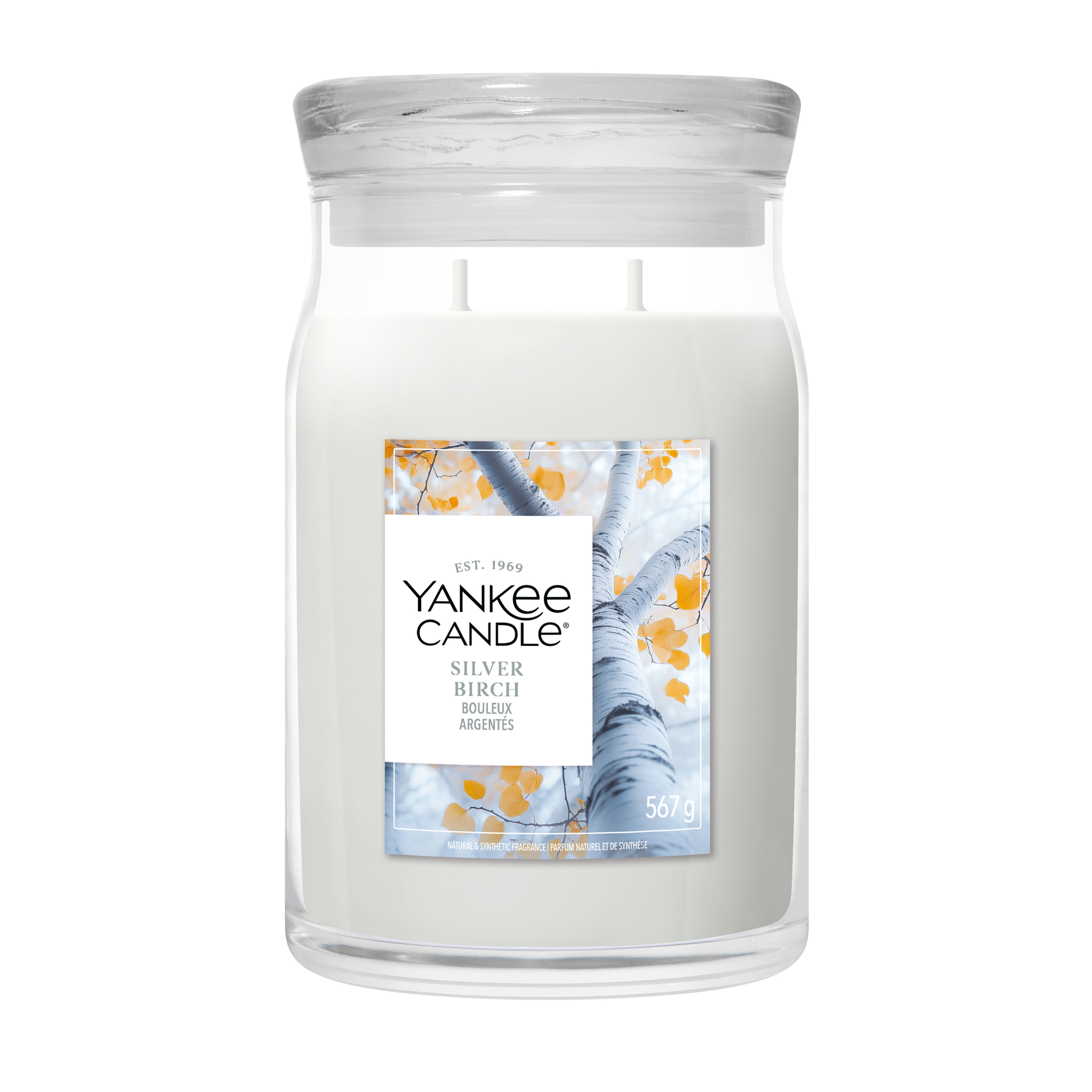 Silver Birch Signature Large Jar 567g 2-Docht Silver Birch Signature Large Jar 567g 2-Docht