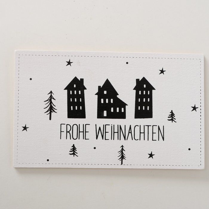 Holz-Postkarte Oh Dear Variante 1