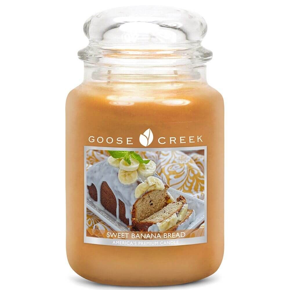 ES26539-Sweet-Banana-Bread-Large-Jar Goose Creek Candle Sweet Banana Bread 680g