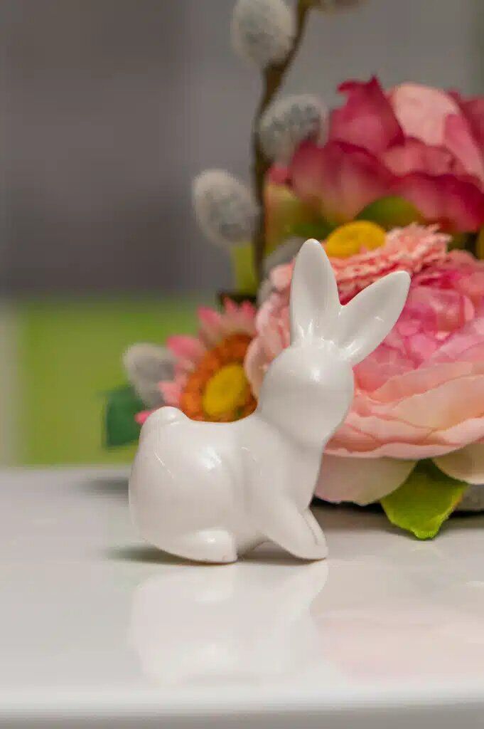 Hase Sally Kopf rechts cremeweiß 7cm