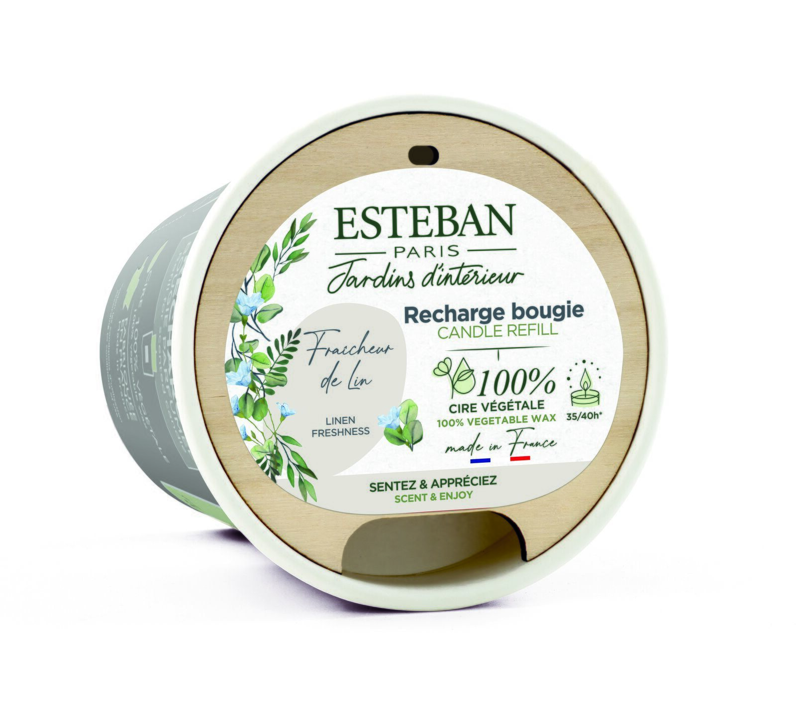 Leinenfrische Nachfüller für Duftkerze 180g