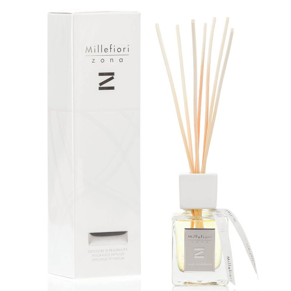 41MDRM-3-ZONA-STICK-DIFFUSER-100-ML-ROSE-MADELAINE Rose Madelaine - Zona Stick Diffuser 100ml - Millefiori