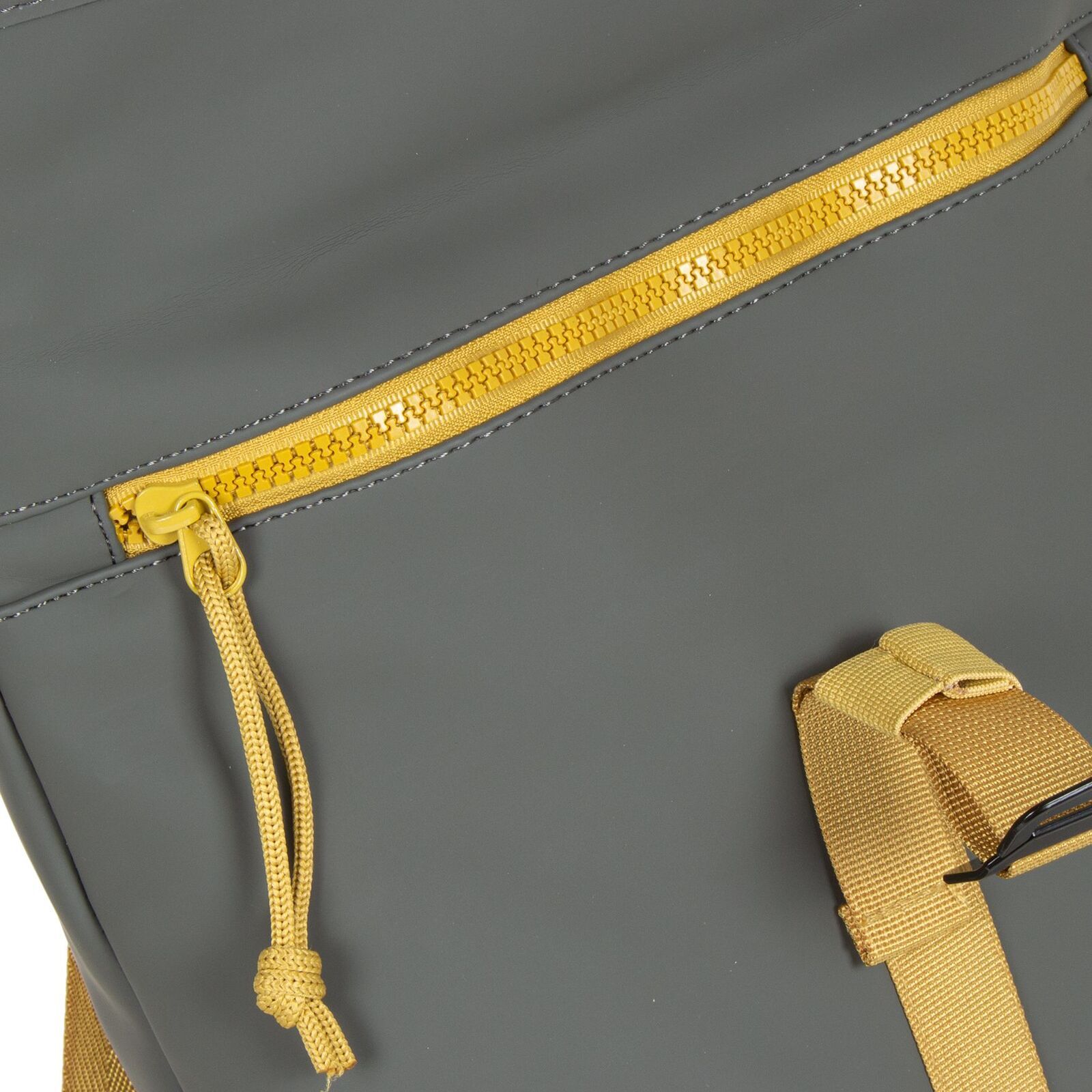 UXd0Q9o8 Tim - Los Angeles Rolltop Mini Rucksack anthrazit/ocker