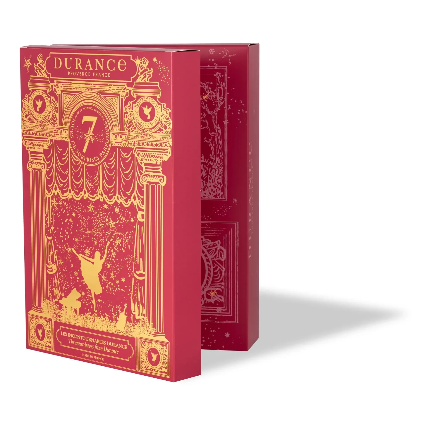 parfum, box, pink, gold, illustration