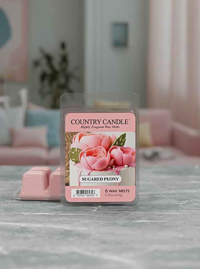 Sugared Peony Wax Melts 64g Sugared Peony Wax Melts 64g