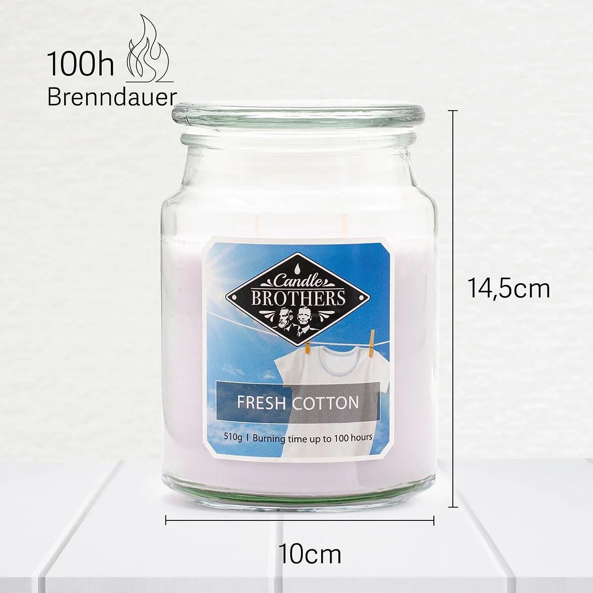 Fresh Cotton 510g Candle Brothers Duftkerze Fresh Cotton 510g Candle Brothers Duftkerze