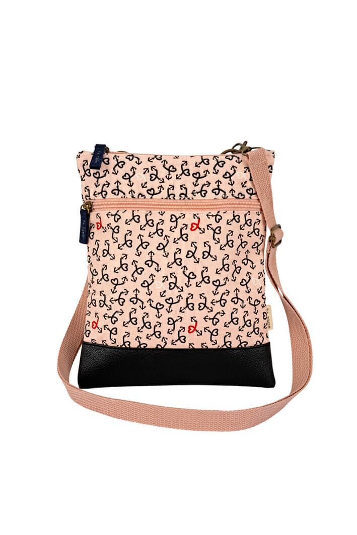 Crossbag Anchor Love lachs 135 Zubehor, Tasche, Handtasche, Geldbörse, Leinwand