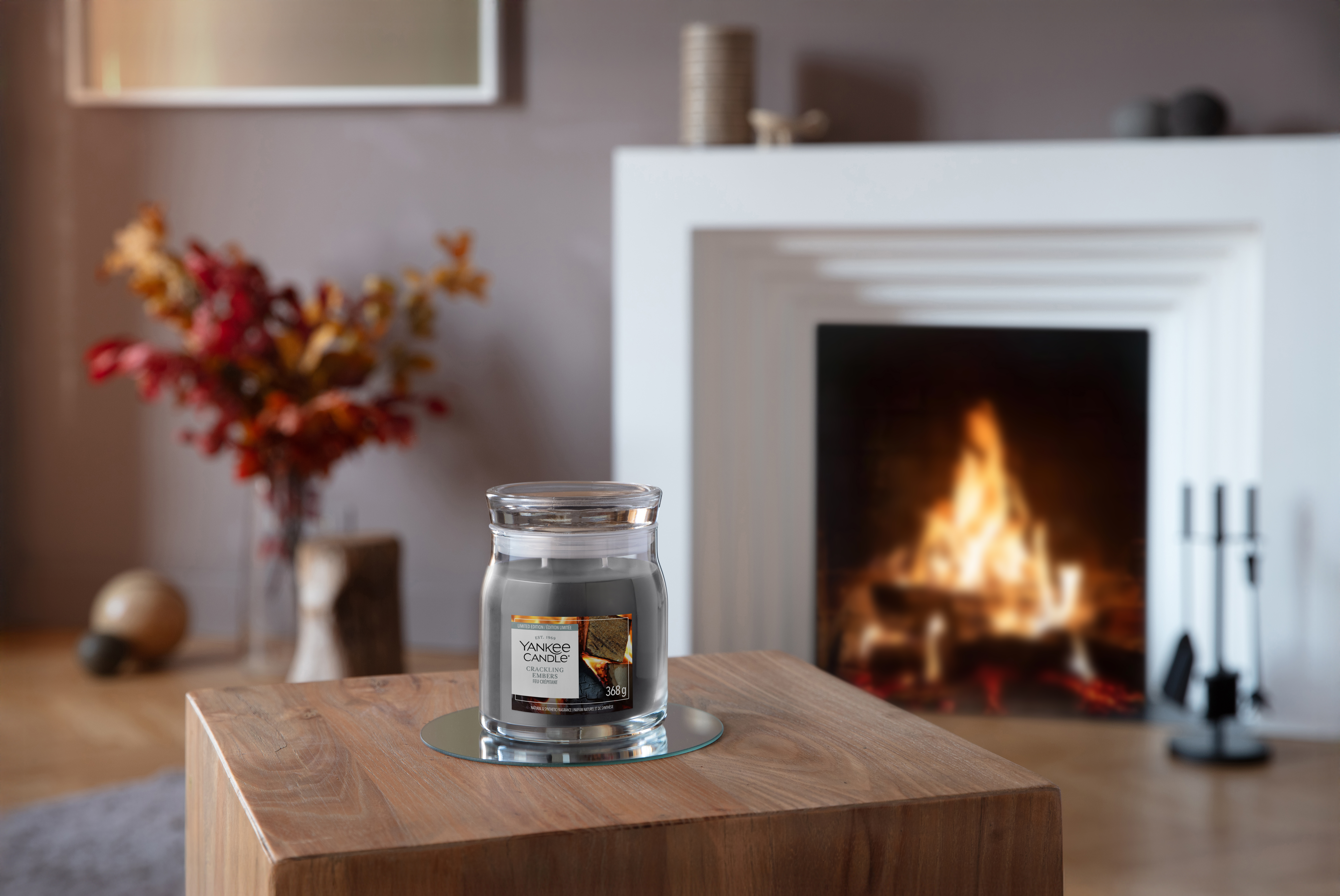 Crackling Embers Signature Medium Jar 368g 2-Docht