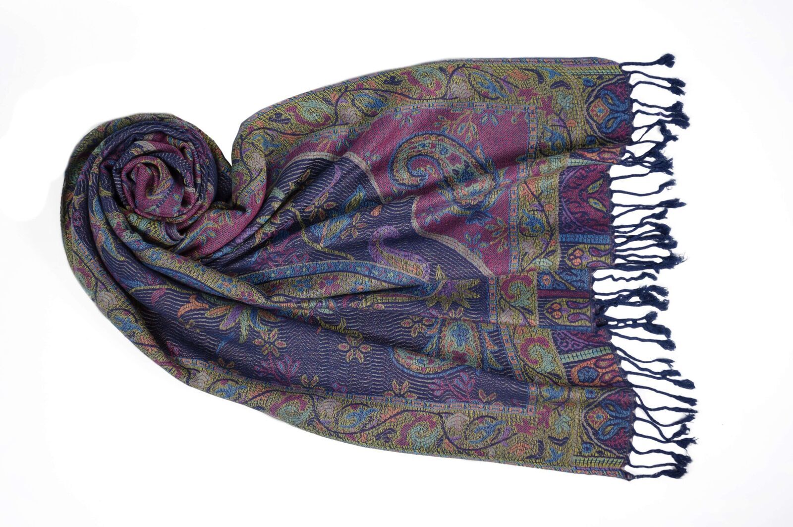 Jacquard Schal Nahla navy 218