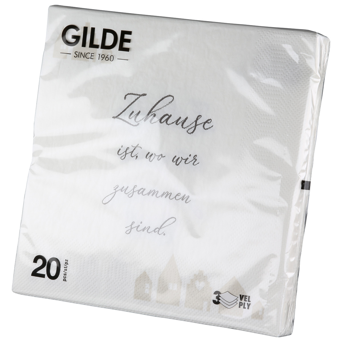 Serviette Sweet Home beige
