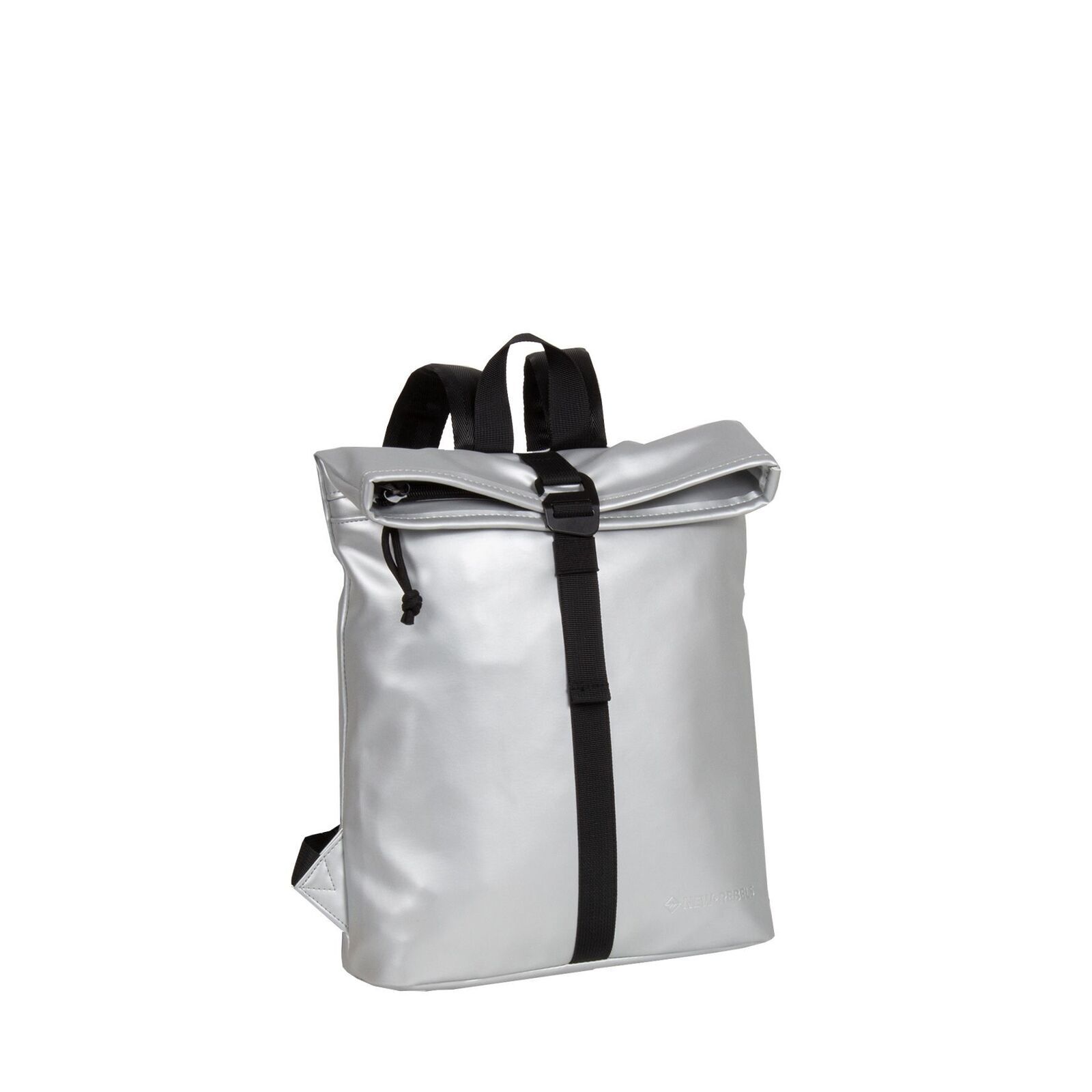 SUkX_aBI Mart - Los Angeles Rolltop Mini Rucksack silber metallic