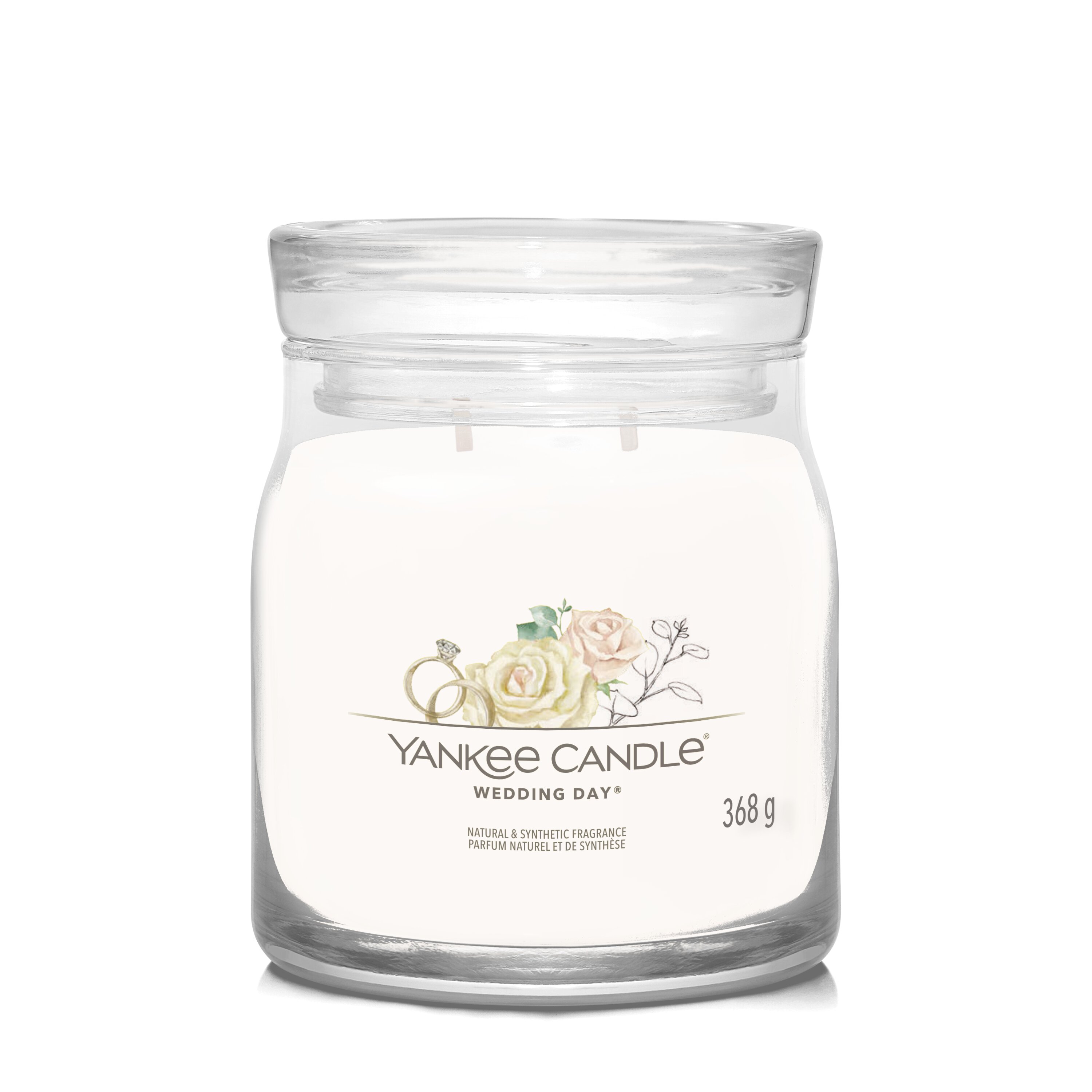 Wedding Day Signature Medium Jar 368g 2-Docht