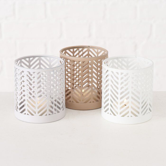 Windlicht Dunvilla 8cm grau