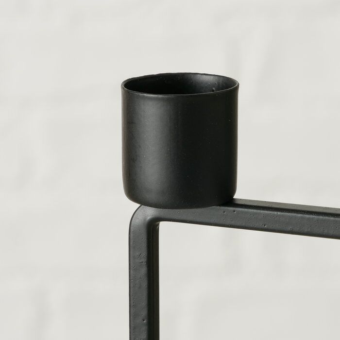 Detailbild-GnQnL5jr-large Kerzenleuchter Karos schwarz