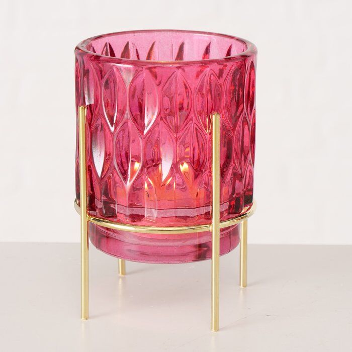 Windlicht Noria rot Variante 1