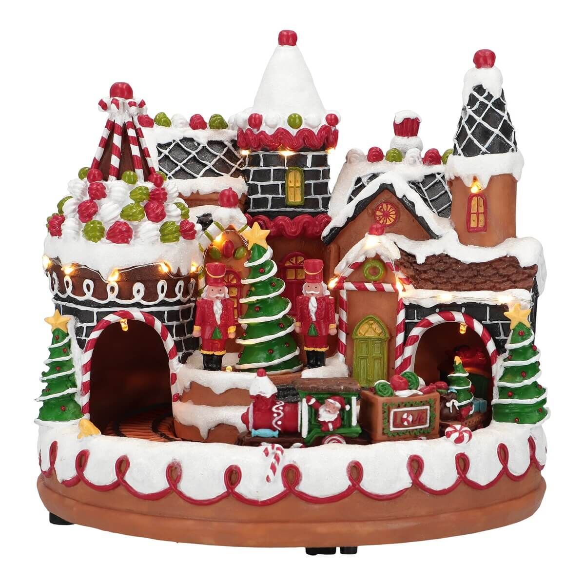 Christmas Candy Village animiert Essen, Süßigkeiten, Geburtstagstorte, Plätzchen, Zuckerguss