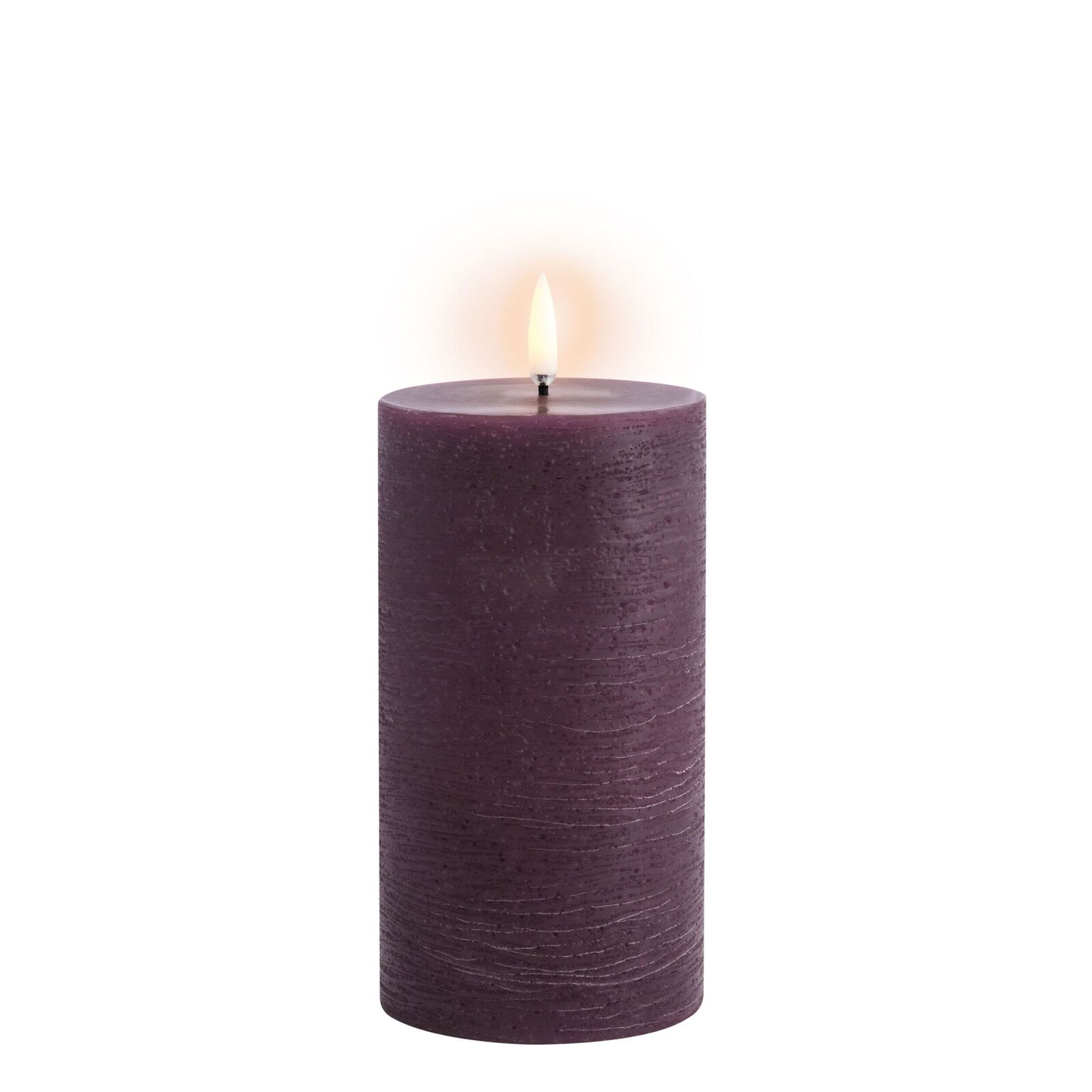 Uyuni-UL-PI-PL-C78015-Coloured-Pillar-Candles-large Uyuni LED Stumpenkerze 7,8x15cm rustic plum