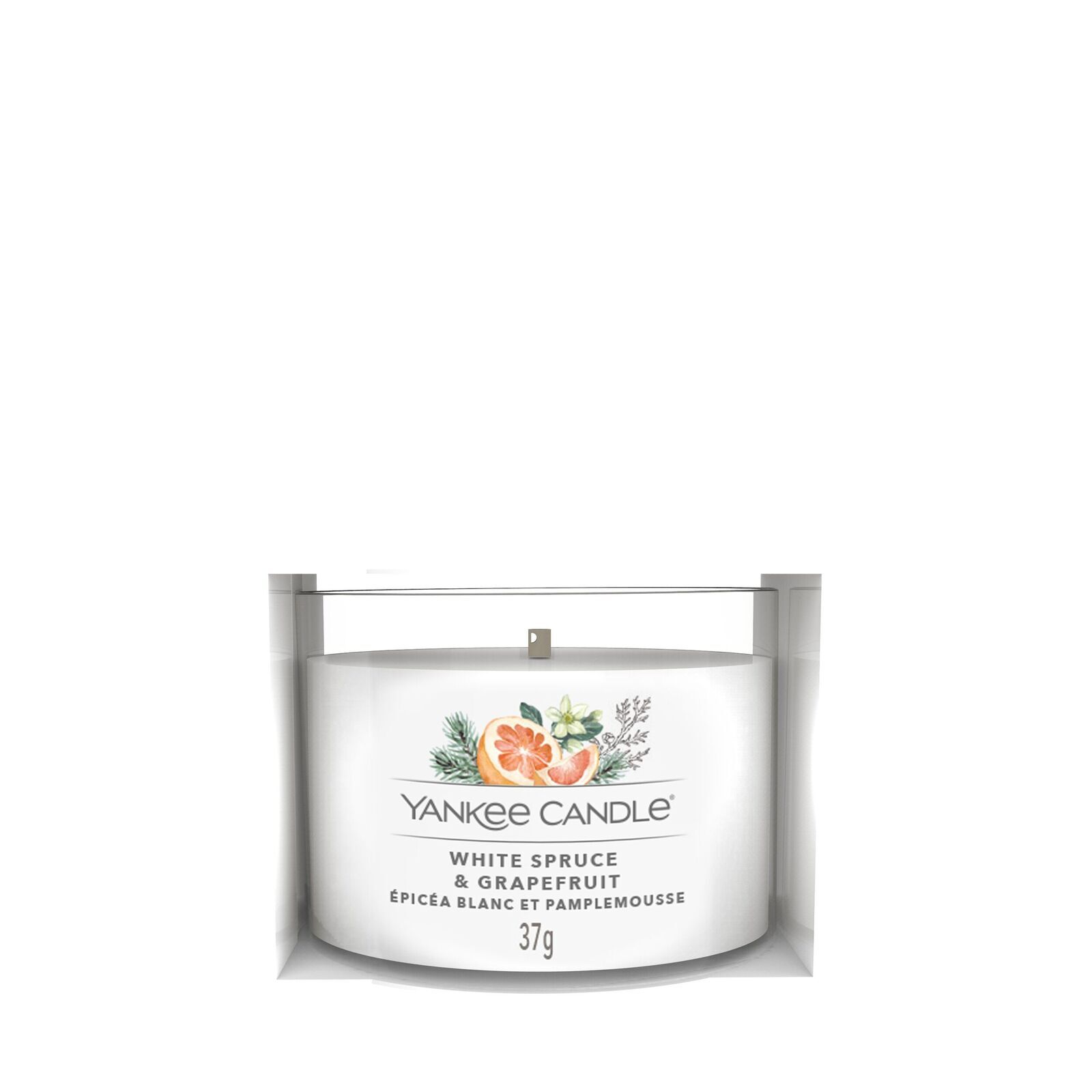 Filled-Votive_White-Spruce-Grapefruit1 White Spruce & Grapefruit 37g