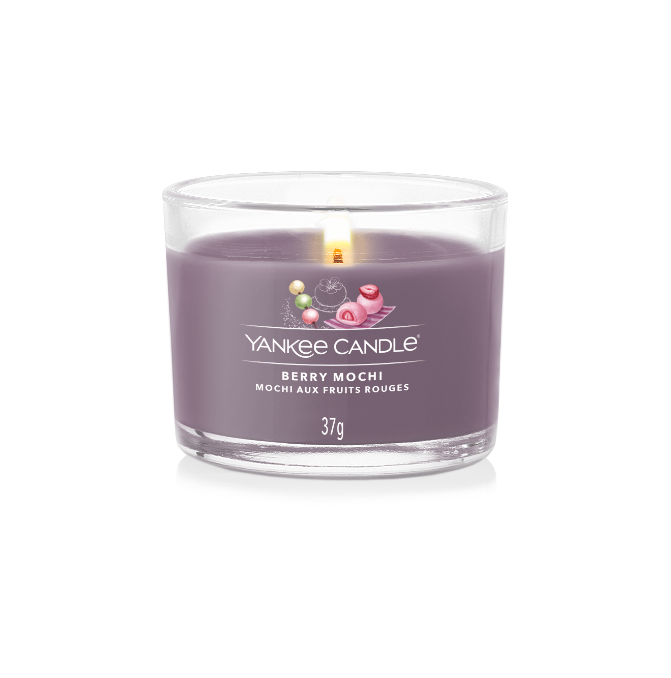 Filled-Votive_Lit_Berry-Mochi Berry Mochi 37g