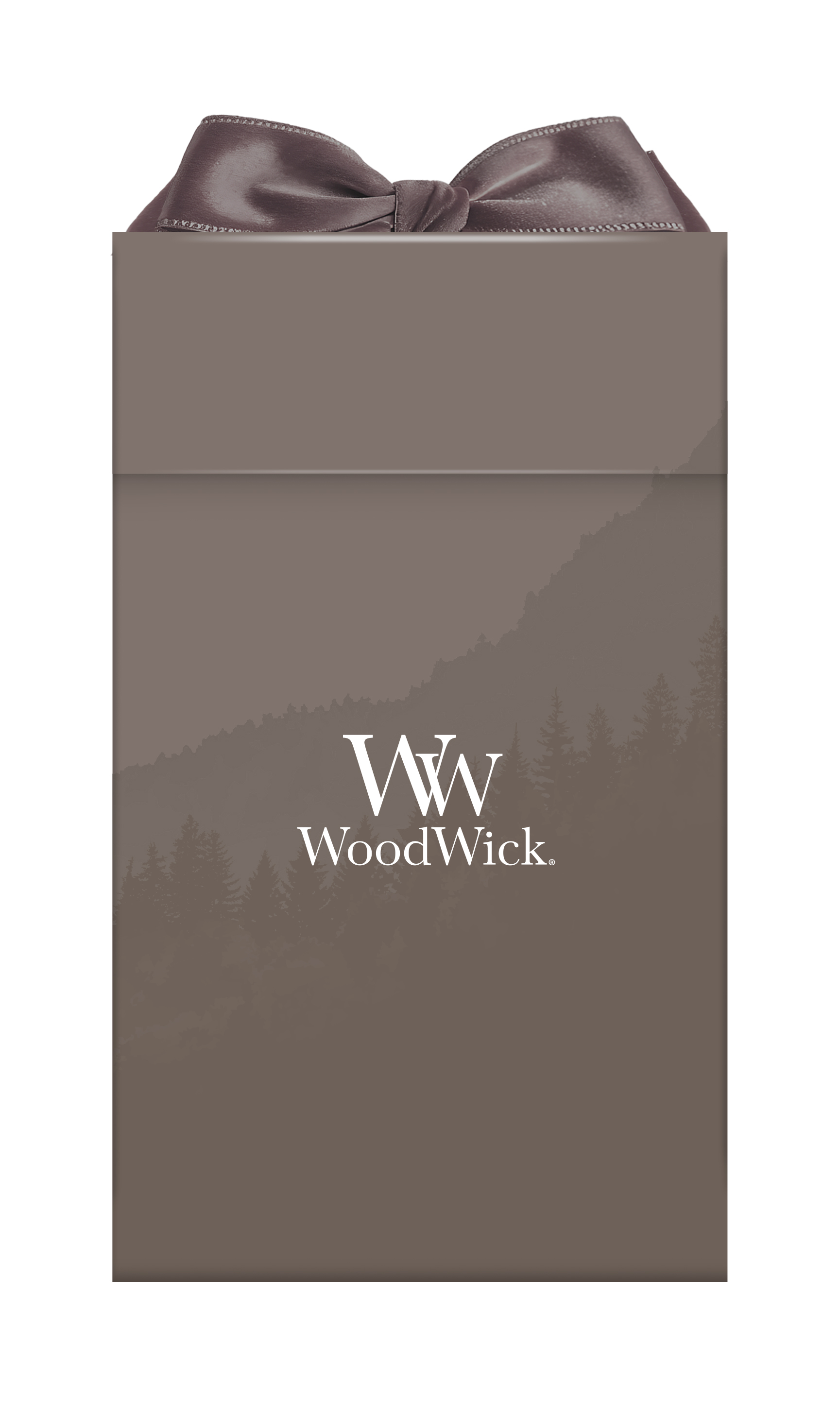 Make Your Own Box - Large Geschenkverpackung für Woodwick Kerzen Schachtel, Schleife, Holzwick, Verpackung, Karton