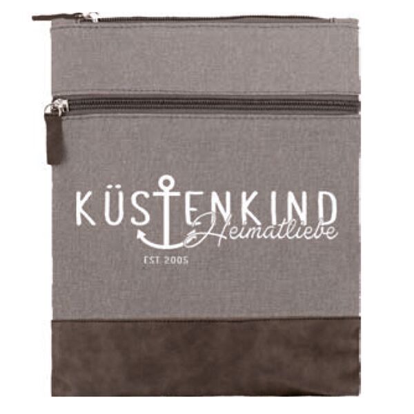 Canvas Crossbag 068 (Küstenkind grau)