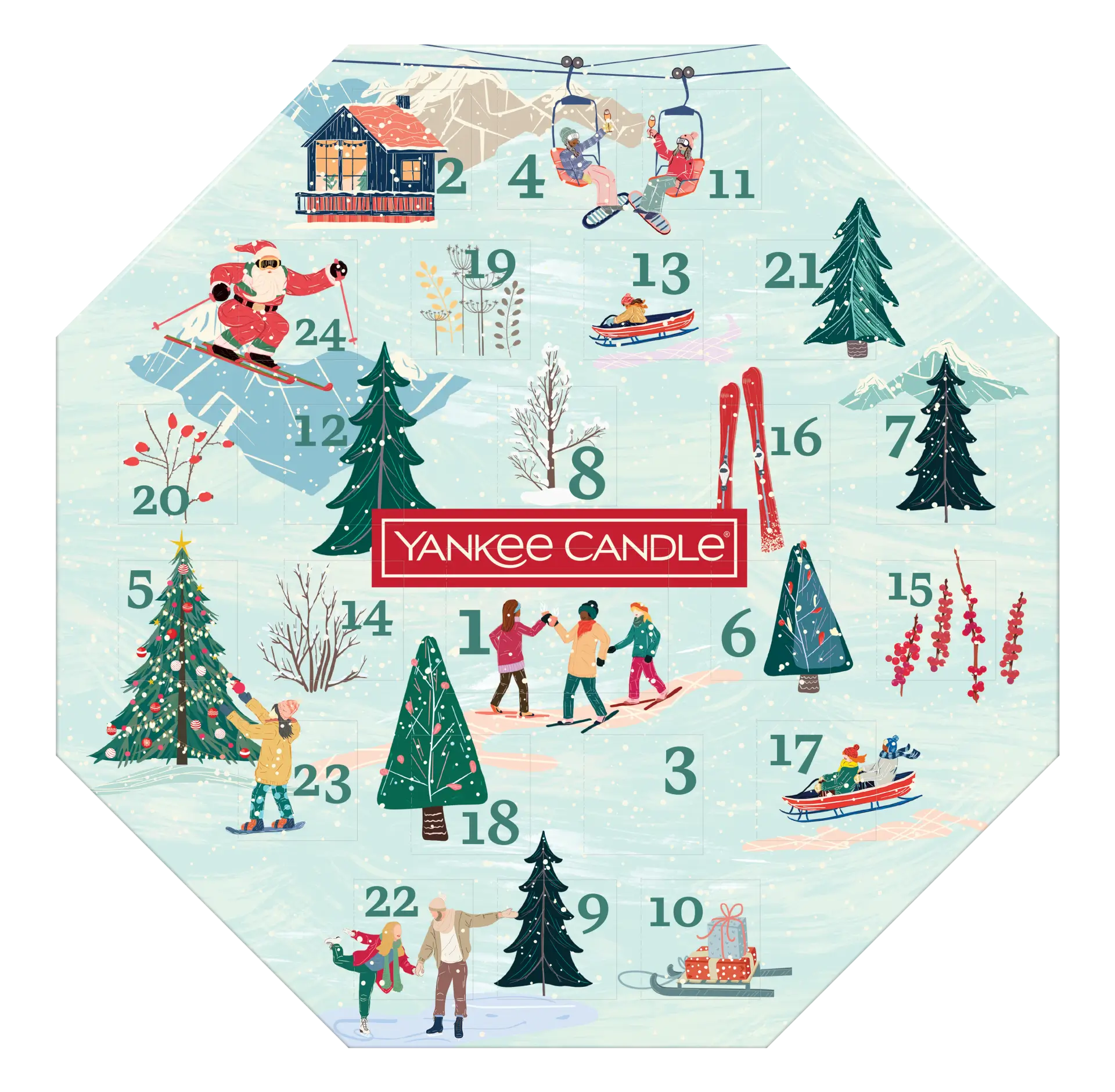 Adventskranz Weihnachten 24 Days of Fragrance (Adventskalender) Adventskranz Weihnachten 24 Days of Fragrance (Adventskalender)