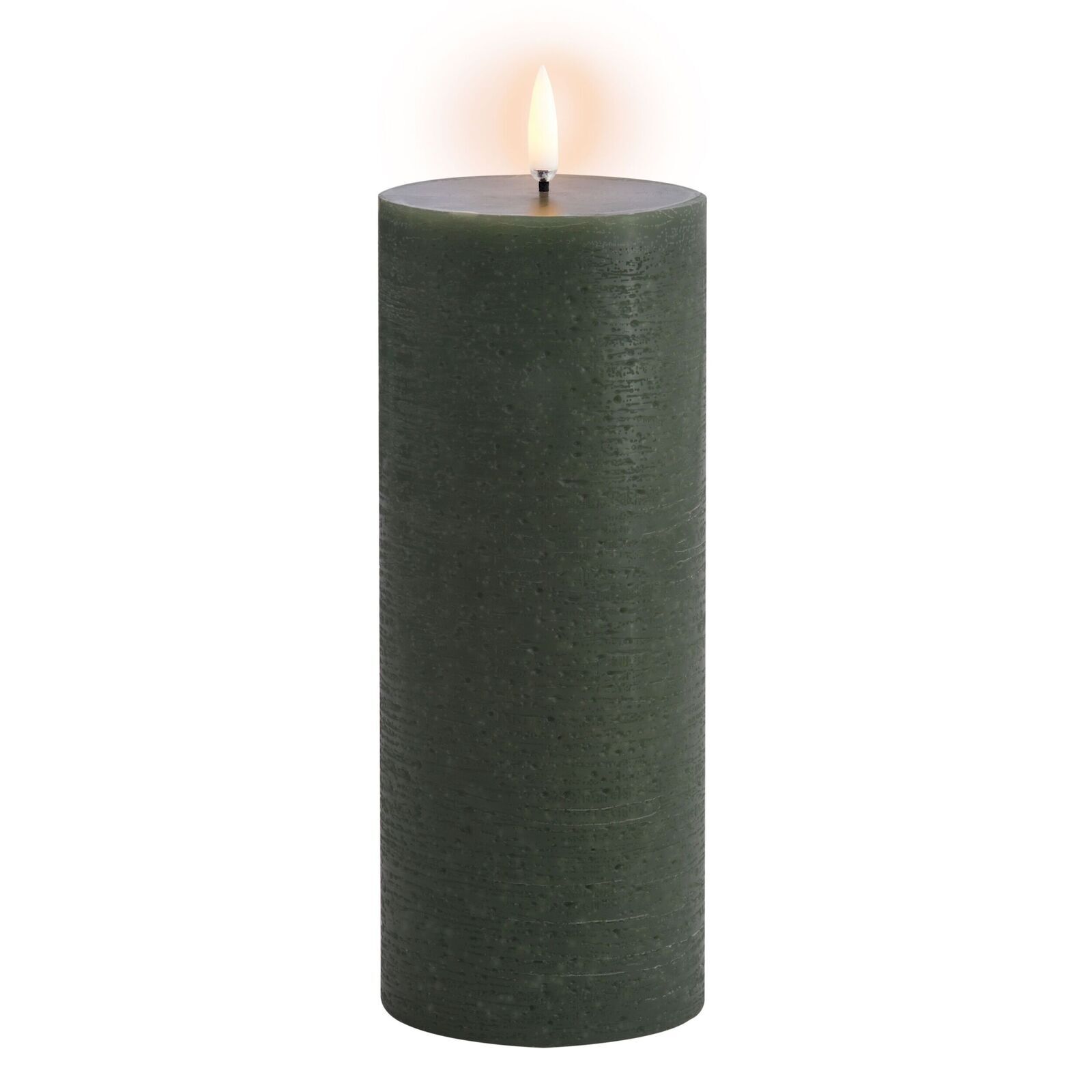 Uyuni-UL-PI-OG-C78020-Coloured-Pillar-Candles-large Uyuni LED Stumpenkerze 7,8x20cm rustic olive green