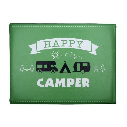 Sitzpolster Happy Camper grün Sitzpolster Happy Camper grün