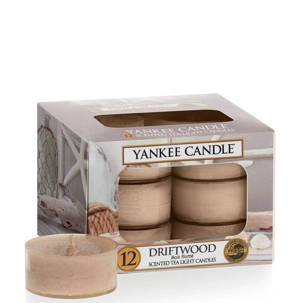 Yankee Candle Driftwood 12St Teelichte