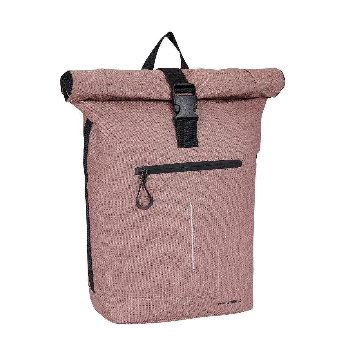 6B63866FBEB38A6FD4DF5E2C9F9617A3110DDC74 Hugo - New York Rolltop Rucksack 17L altrosa
