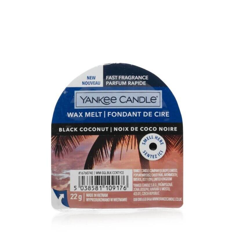 1676074E Black Coconut Wachsmelt 22g