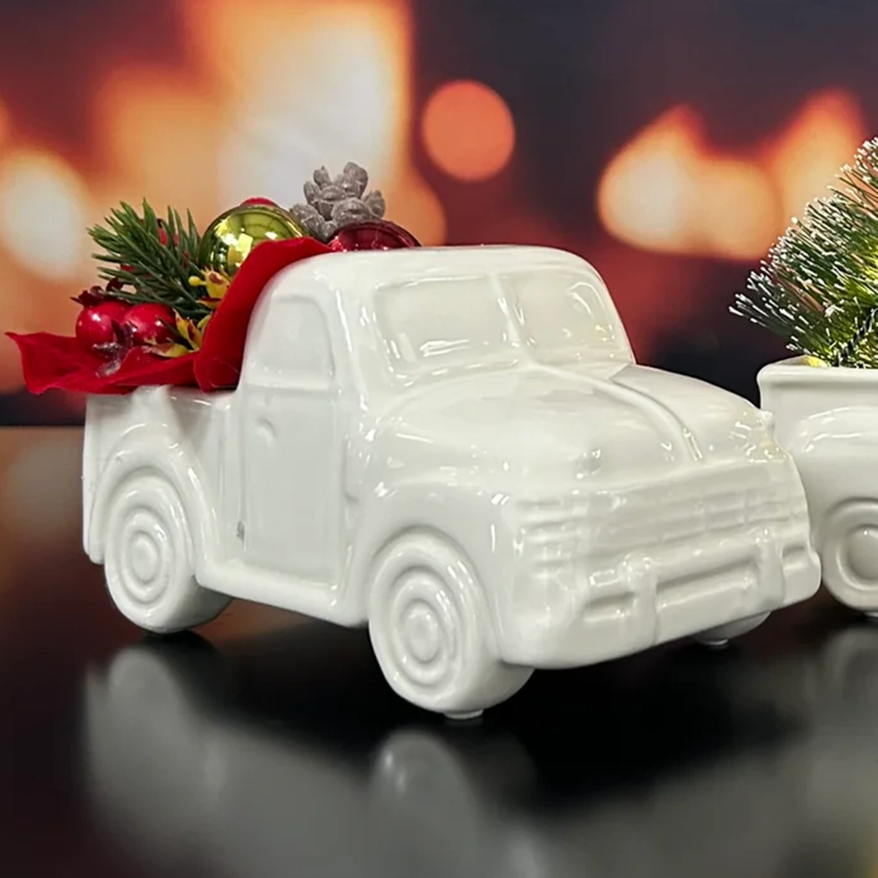 Deko Van Presente 18cm cremeweiß